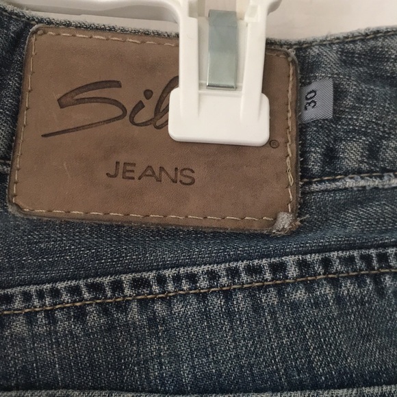 •Silver Denim Jeans• - Picture 3 of 5